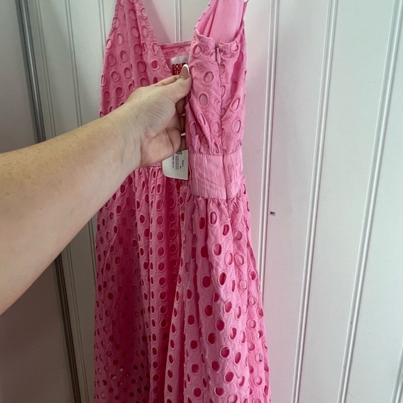 Barbie Pink SOLID & STRIPED Pink The Ariel Maxi Dress - Picture 11 of 12